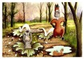 TRISH WILLIAMS GREETINGS CARD - PUDDLES